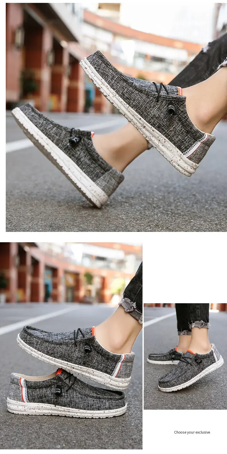 Men's Loafers Designer Slide in Low Cut Sneakers Casual Boat Shoes Comfortable Walking Flat Shoes Breathable Canvas Shoes 2025.