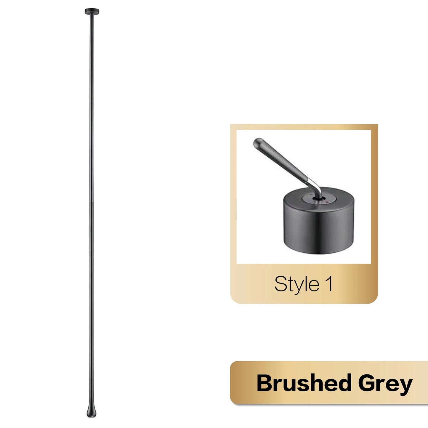 Luxuriöser Badezimmer-Wasserhahn aus gebürstetem Goldmessing im Deckendesign mit doppelter Steuerung von Hot & Cold-Waschtischarmaturen. Einfacher und anpassbarer Wasserhahn