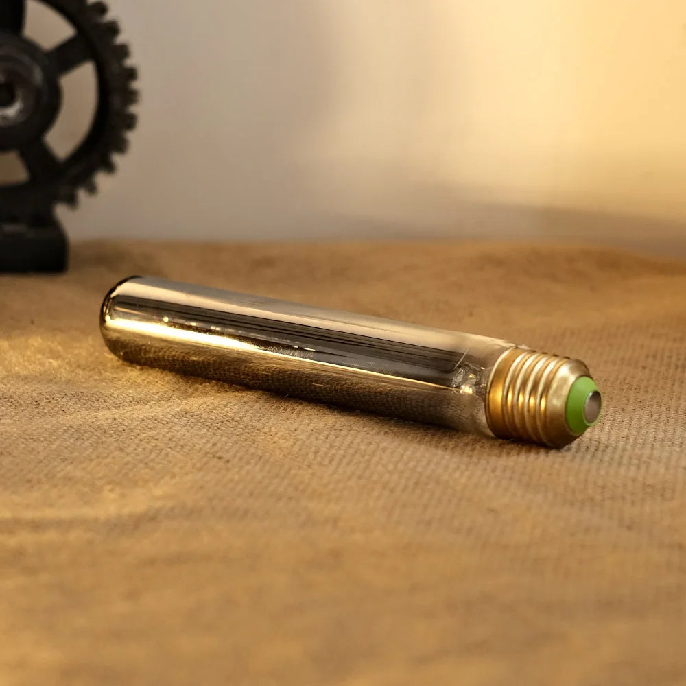 TIANFAN Led Bulbs Vintage Light Bulb ST64 G80 G95 Long Tube Edison Bulb 4W Dimmable 220/240V E27 Smoke Glass 2700K Warm White.