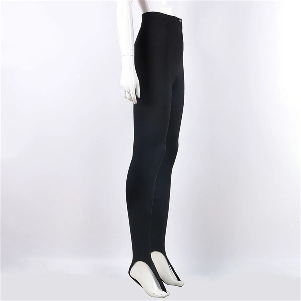 Korean Fashion Winter Black Slim High Waisted Skinny Y2K Women Tight Pants Sexy Glitter Casual Club 2025 Leggings Pants Long.
