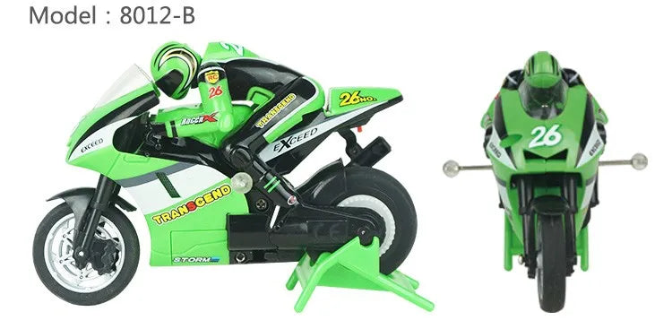 RC1:32 high-speed motor simulation shock absorber Race motorcycle charging 2.4Ghz Parent-child interactive boy's holiday toy.