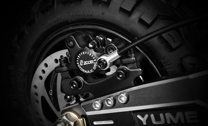 YUME Raptor 2*3000W Dual Motor Electric Scooter Adult Foldable Off Road Electric Scooter 60V-30AH Max Speed 85KM/H.