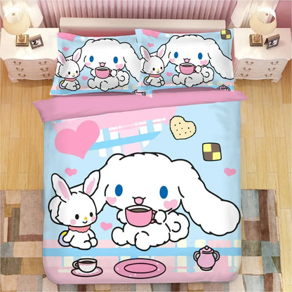 Sanrio Cinnamorolls Animation Derivatives Bedding Sets Australia /Europe/USA Full Queen King Size Quilt Duvet Cover.