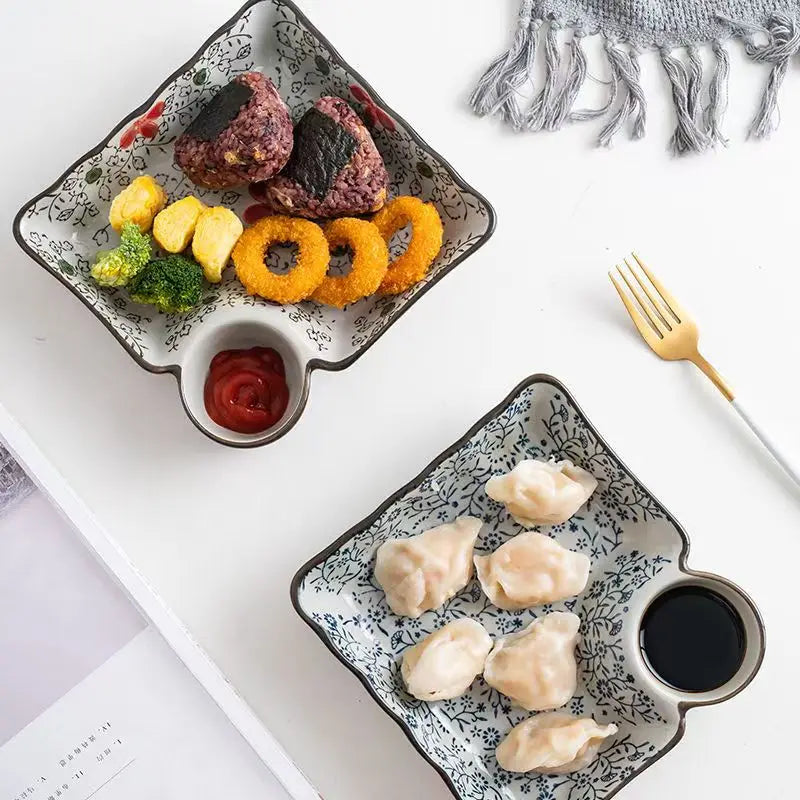 8/10Inch French Vintage Rose Ceramic Plate European Style Dinner Dishe Plates Salad Dessert Dinner Dish Household Art Tableware.