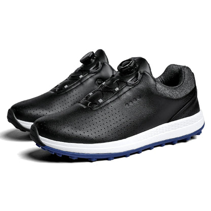 Breathable Luxury Golf Shoes Men Comfortable Outdoor Spikeless Golf Sport Training Sneakers Non-Slip Waterproof Walking Footwear