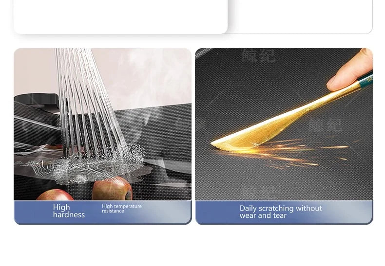 Stainless Steel Kitchen Sink Gray Household Large Single Slot Wash Vegetables and Dish Basin Multifunctional Dish Basin Sink