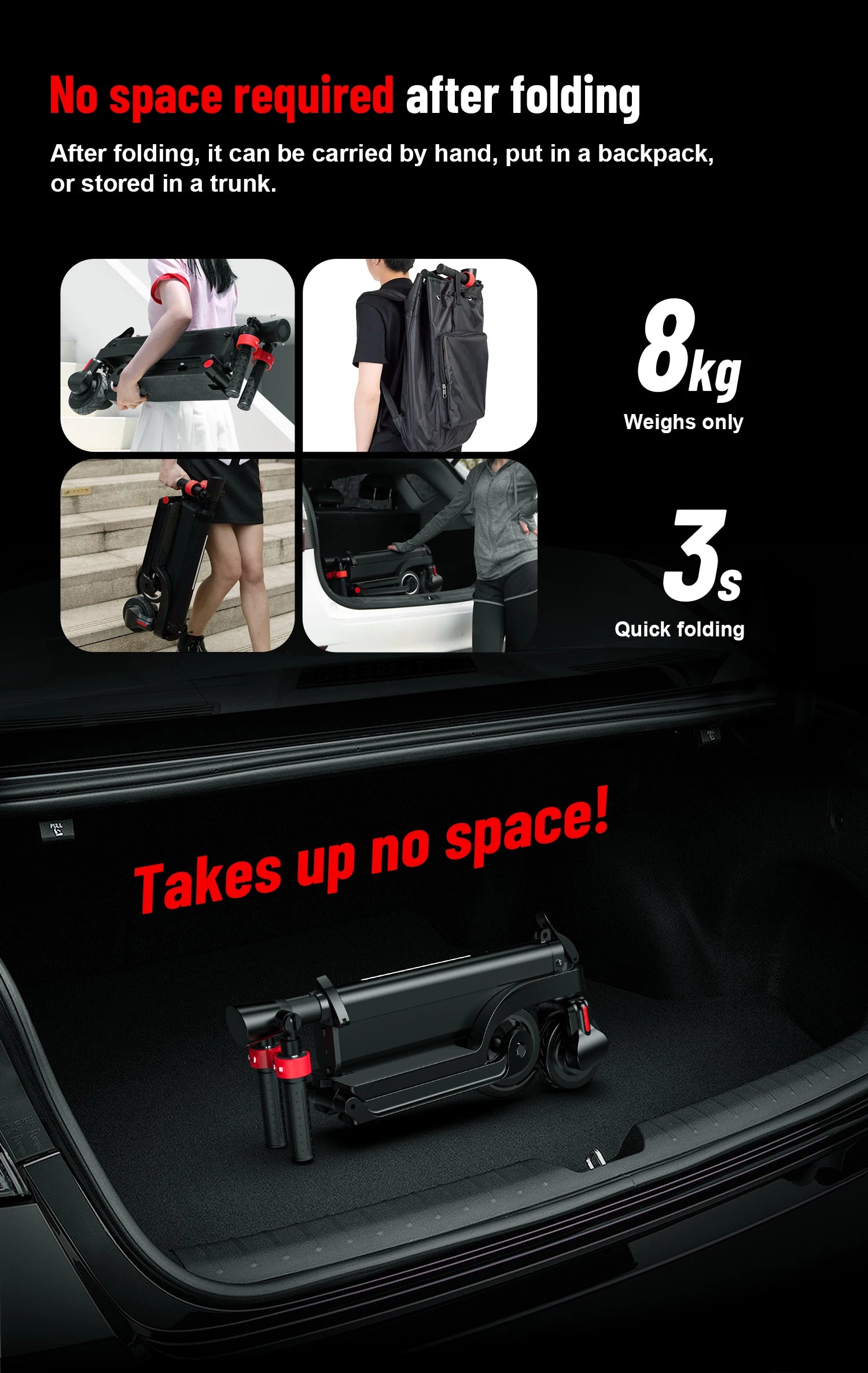 HX 7.5AH Electric E Scooter 350W 25KM/H Foldable Electric Kick Scooter Scooters 5.5 Inch APP Smart Escooter for Adults.