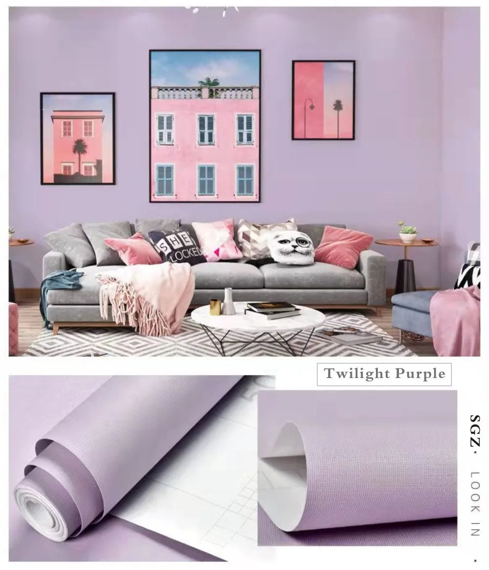 Erweitern 90cm selbst klebende Macaron Tapeten Möbel Schrank Renovierung Aufkleber Schlafzimmer PVC Film DIY Wohnzimmer Wohnkultur