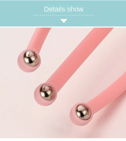 Head Massager Neck Massage Octopus Scalp Stress Relax 12 Antennae Massage Head Meridian Comb Point Pressing Head Artifact.