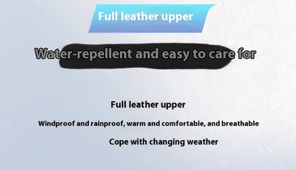 361 Degrees Men Running Shoes Lightweight Cushioning Leather Waterproof Casual Rebound Jogging Non-Slip Sneakers male 672432227.