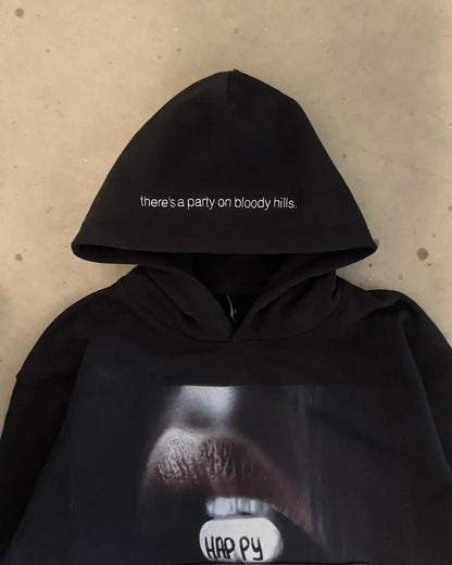 Y2k Hip-Hop Fashion Letter Printing Hoodie Women Casual Streetwear Sweatshirt Top Gothic Oversized Hoodie Men's Clothing.