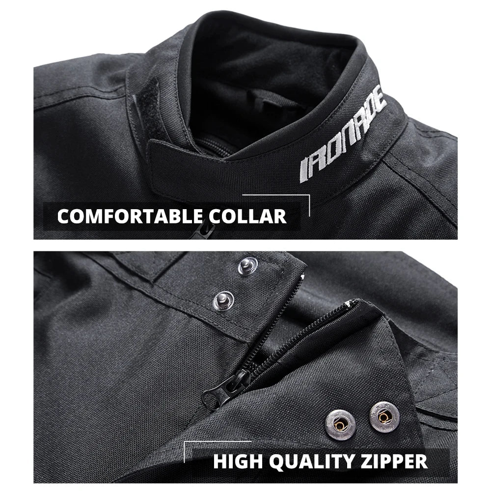 Motorcycle Jacket Waterproof Motorcross Jacket Pants Moto Jacket Windproof Riding Motorbike Clothes With Protective Gear M-3XL.