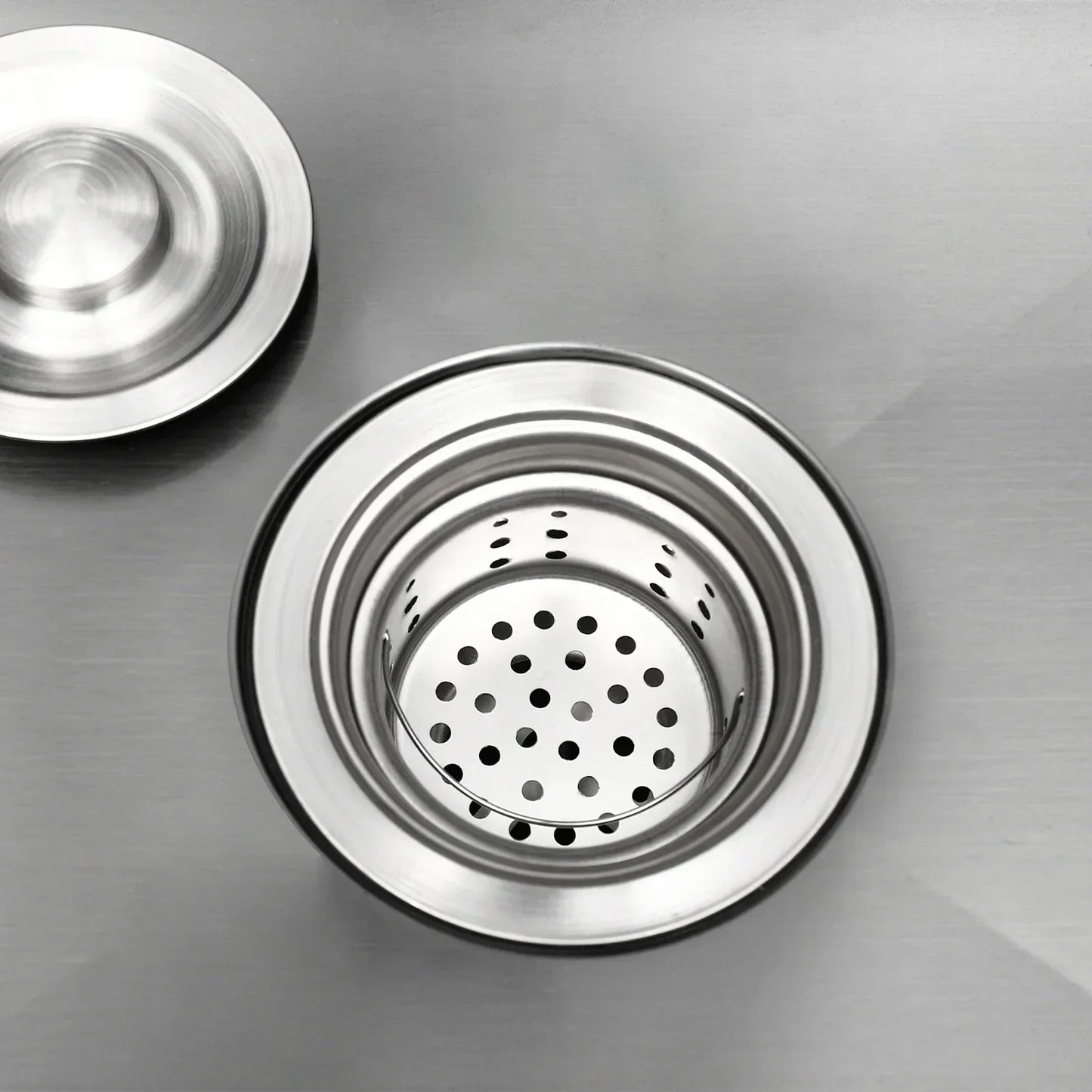 Küchenspüle aus Edelstahl 201 mit Wasserhahn, Seifenspender für Häuser, Restaurants, Wäschezimmer, Keller, 45 x 40 x 20 cm