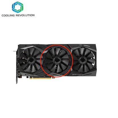 FDC10U12S9-C FDC10H12S9C size 87mm 3holes For ASUS ROG STRIX RTX 2070 O8G GAMING Graphic Card Cooling Fan.
