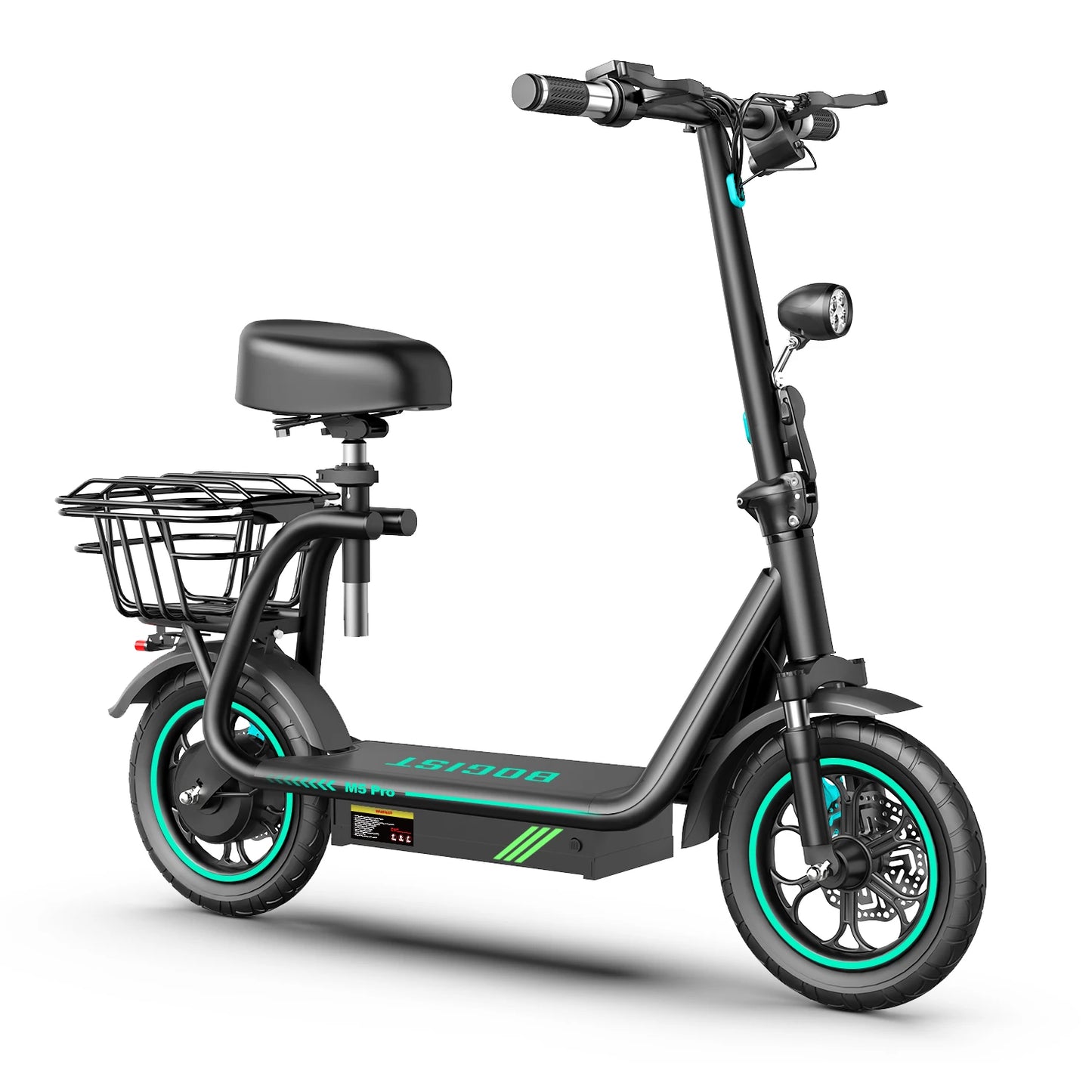 Bogist M5 Pro Adult Electric Scooter City E-Scooter For Men 500W 48V 15AH Battery 12.5 Inch City Tires Escooter E-Scooter.