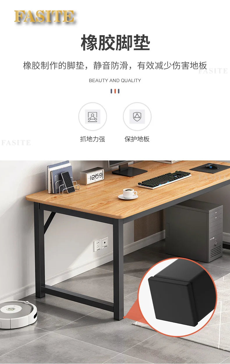 Hochwertiger, langlebiger Computertisch, Desktop-Tisch für Zuhause, Schlafzimmer, moderner, einfacher Mietisch, Studenten-Studientisch, langer Streifen