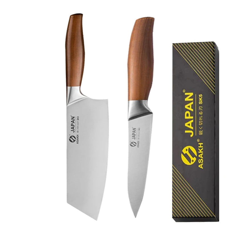 Professional Japanese Kitchen Knives Santoku Knife Stainless Steel Fish Fillet Slicing Meat Cleaver Chef Knife Cooking Tools.