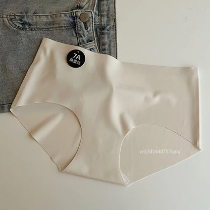 Seamless Soft Underpants Lingerie Underwear Ultral Thin Women's Panties Sexy High Elastic Invisible Briefs.