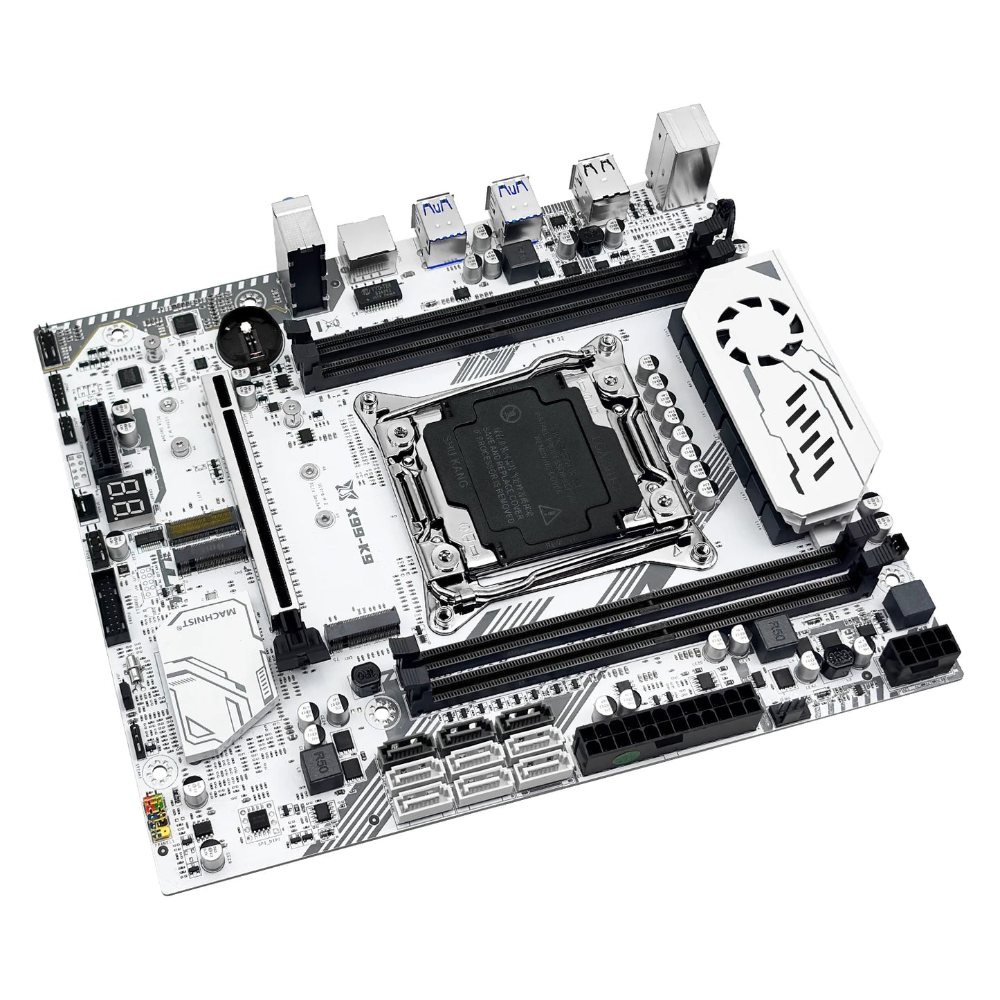 MACHINIST New upgrade X99 Gaming Motherboard LGA 2011-3 cpu C612 Chip Supports TPM2.0 Four Channel DDR4 NVME/WIFI M.2 Interface.