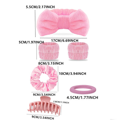 New Hair Accessories Set For Women,Headband For Washing Face,Hair Clip,Hair Bands,Hair Scrunchies,Hair Accessory Combination.