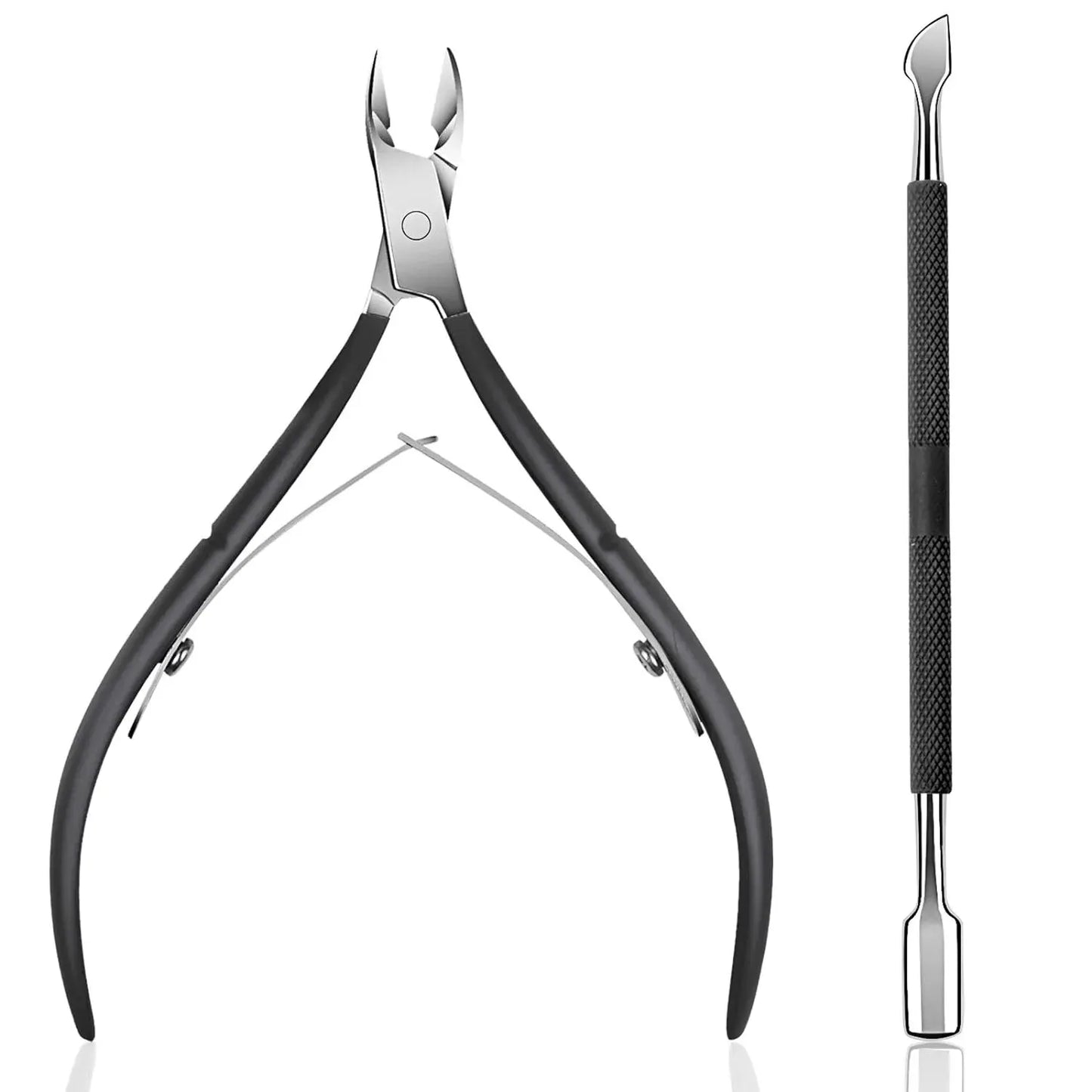 Stainless Steel Nail Scissor Steel Push Nail Art Tool Set Stainless Steel Nail Barb Scissor Nail Remover Skin Eliminator Pliers.