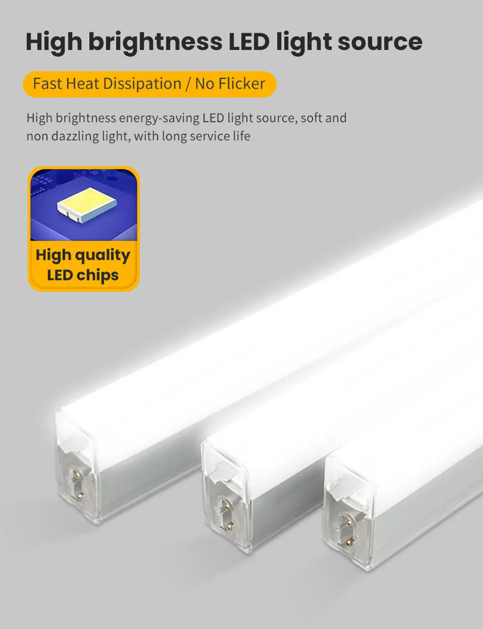 Led tube light 220v 110v T5 led Bracket Lamps For Home 8W10W 40cm Bar lights Industrial Commercial Light Fixture Kitchen Study.