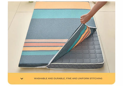 WOSTAR Geometric printed mattress protector cover with zipper fully enclosed single bed sheet pure cotton protection pad 90x190.