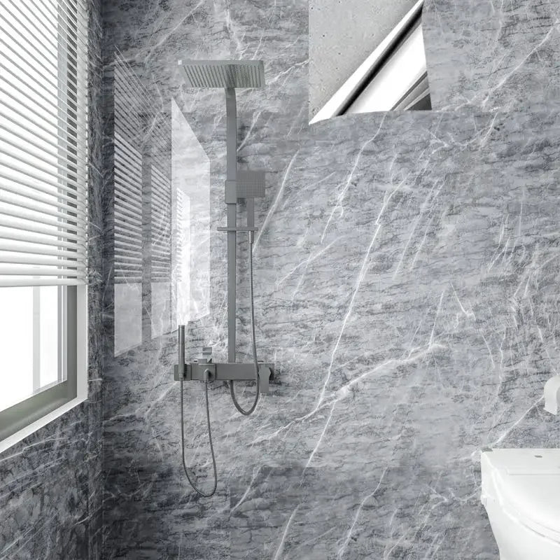 80CM Marble Self Adhesive Waterproof Wallpaper for Bathroom Wall Deocr Kitchen Oil Proof Mould-Proof Wall Stickers Home Decor