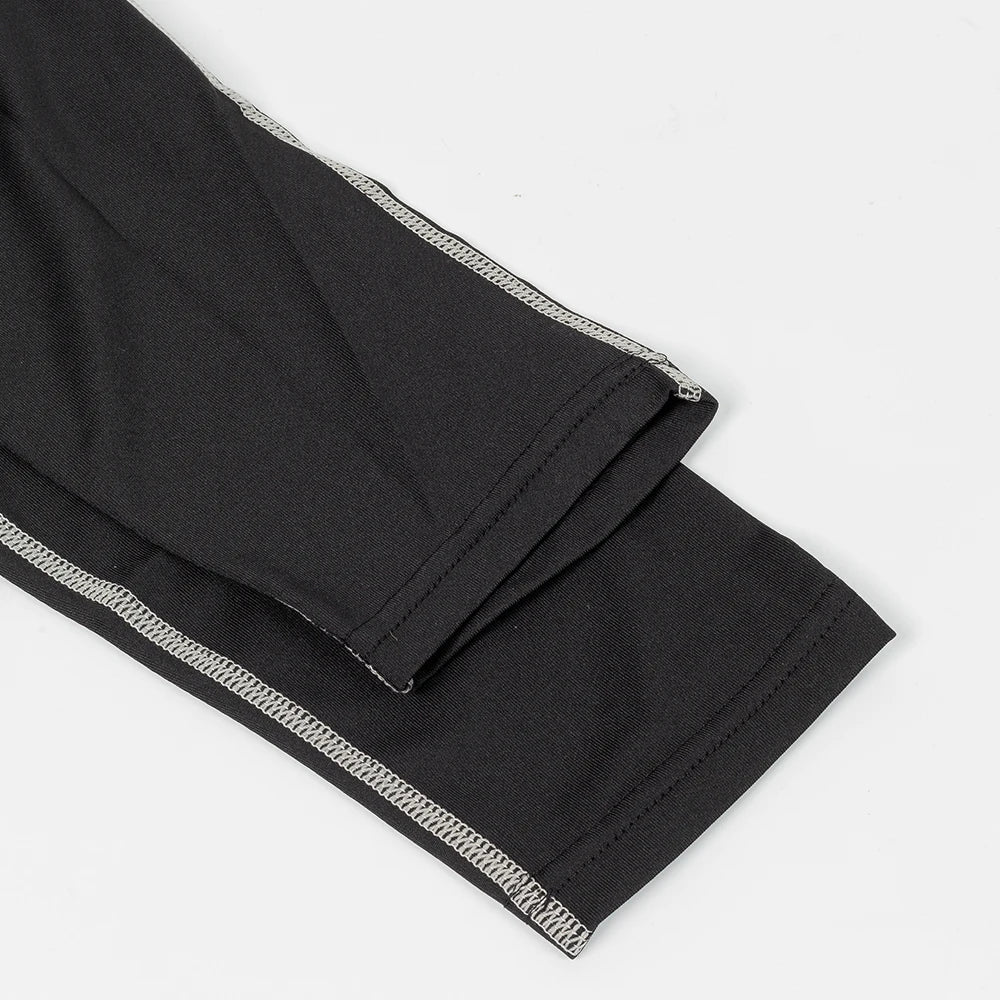 Men's Workout Compression Shirt Quick Dry Running T-shirt Turtleneck Long Sleeve Rash Guard Gym Base Layer Athletic Undershirt.