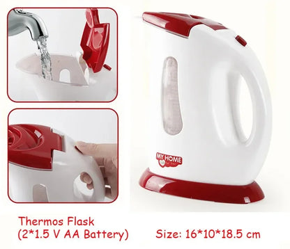 Kitchen Appliances Toys Toy Kitchen Set for Kids Play Kitchen Doll House Accessories Blender Coffee Maker Machine Mixer Toaster.