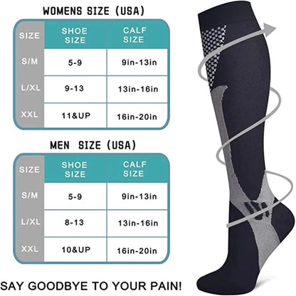 1PAIR Compression Socks Sport Socks Medical Nursing Stockings Prevent Varicose Veins Socks Pregnancy Nursing Athletic Soccer SOX.