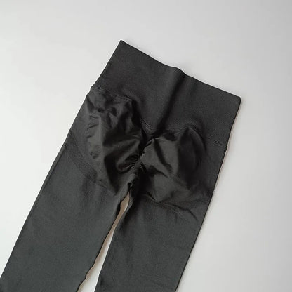 Nahtlose Damen-Leggings mit hoher Taille, schnell trocknend, elastisch, für Yoga, Fitness, Fitnessstudio, Jogginghose, Push-up-Leggings, Sportbekleidung