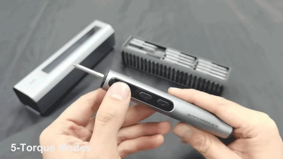 Arrow max m1 elektrische schrauben dreher set präzise magnetische bits 5-gang einstellbares drehmoment wiederauf ladbarer schnur loser schrauben dreher neu