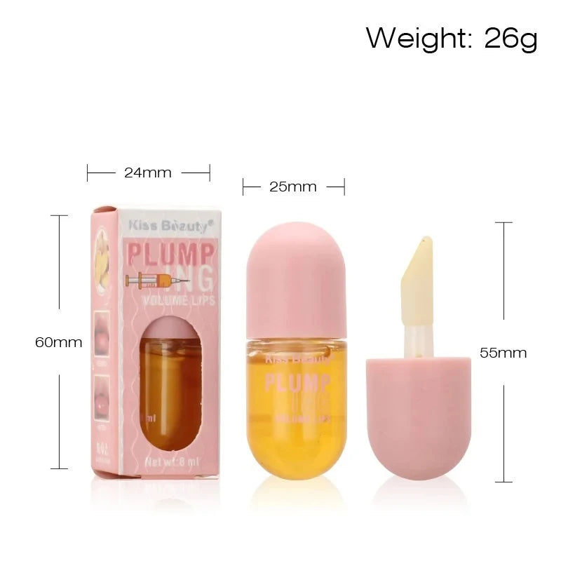 Long Lasting Lip Plumper Oil Instant Volumising Enhancer Lip Serum Collagen Lips Volume Lipgloss Sexy Cosmetic Volume Increases.
