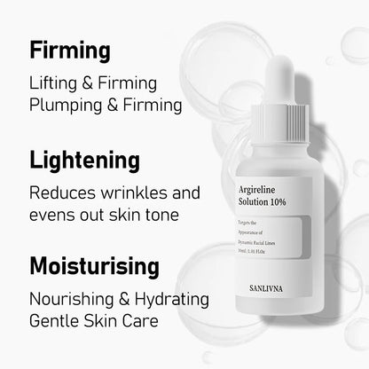 AHA 30%+BHA 2% Exfoliating Face Salicylic Acid Serum 10% Niacinamide + 1% Zinc, 10% Hexapeptide Serum Moisturizing Face Skincare.