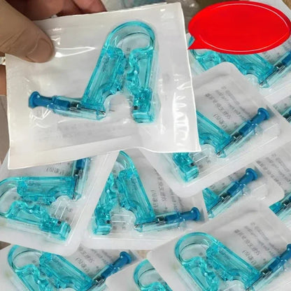 Disposable Safety Ear Piercing Gun 1/50Pcs Asepsis Healthy Ear Studs Piercer Tool No Pain Sterile Body Ear Nose Lip Piercing Kit.