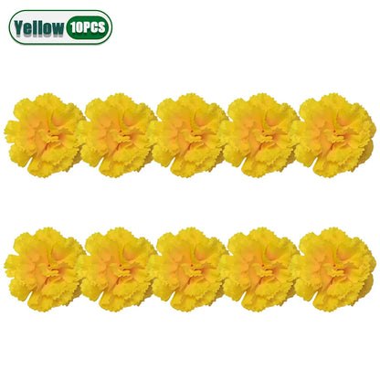 2,17 Zoll mexikanische Ringelblume künstliche Blumen Tag der Toten DIY Girlande String Halloween Diwali Party Home Outdoor Dekoration