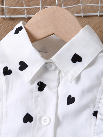 Spring Autumn Girls Clothing Sets New Fashion Shirt + Bottoms 2Pcs Girls Suits Birthday Gift 1 2 3 4 5 6 7 8 Years Kids Clothes.