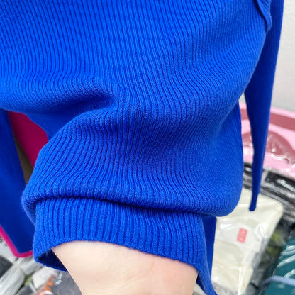 2025 weibliche Casual Pullover Herbst Winter Sexy Aushöhlen Frauen Pullover Schlank Vintage Jumper Weiche Warme Pull Gestrickte Pullover Tops