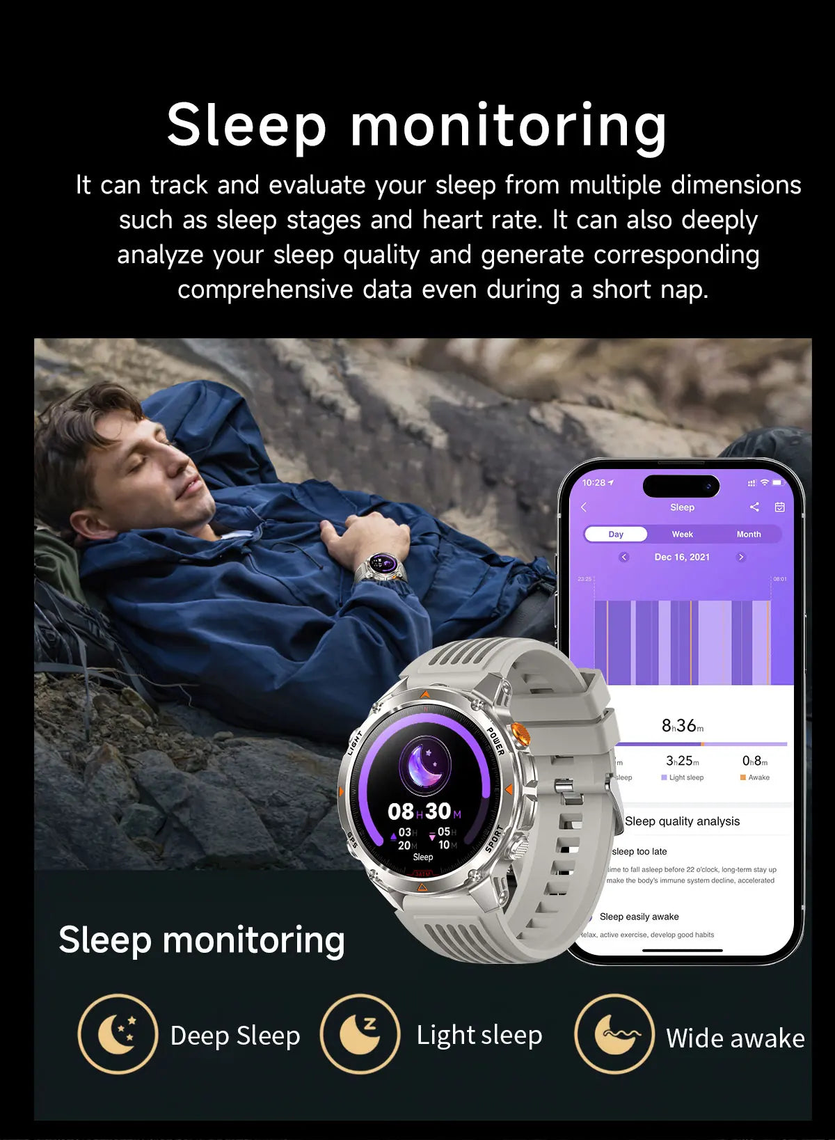 2025 New Military T-Rex 3 GPS Sports SmartWatch Compass Altimeter IP69K Waterproof Battery Call heart rate Fitness Bracelet Men.