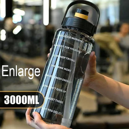 Super-large Capacity Water Cup  Student Outdoor Sports and Fitness  Shock-resistant and High-temperature Resistant Water Bottle.