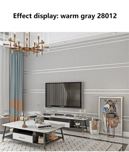 3d Tapete moderne einfache gestreifte Muster Wohnzimmer TV Hintergrund Wohnkultur Vliesstoff nicht selbst klebende Wanda uf kleber