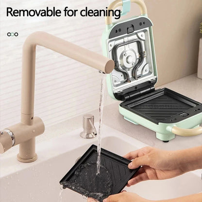 650W Electric Sandwich Maker Waffle Machine Toaster Baker Takoyaki Pancake Donuts Sandwichera Breakfast Machine 220V.