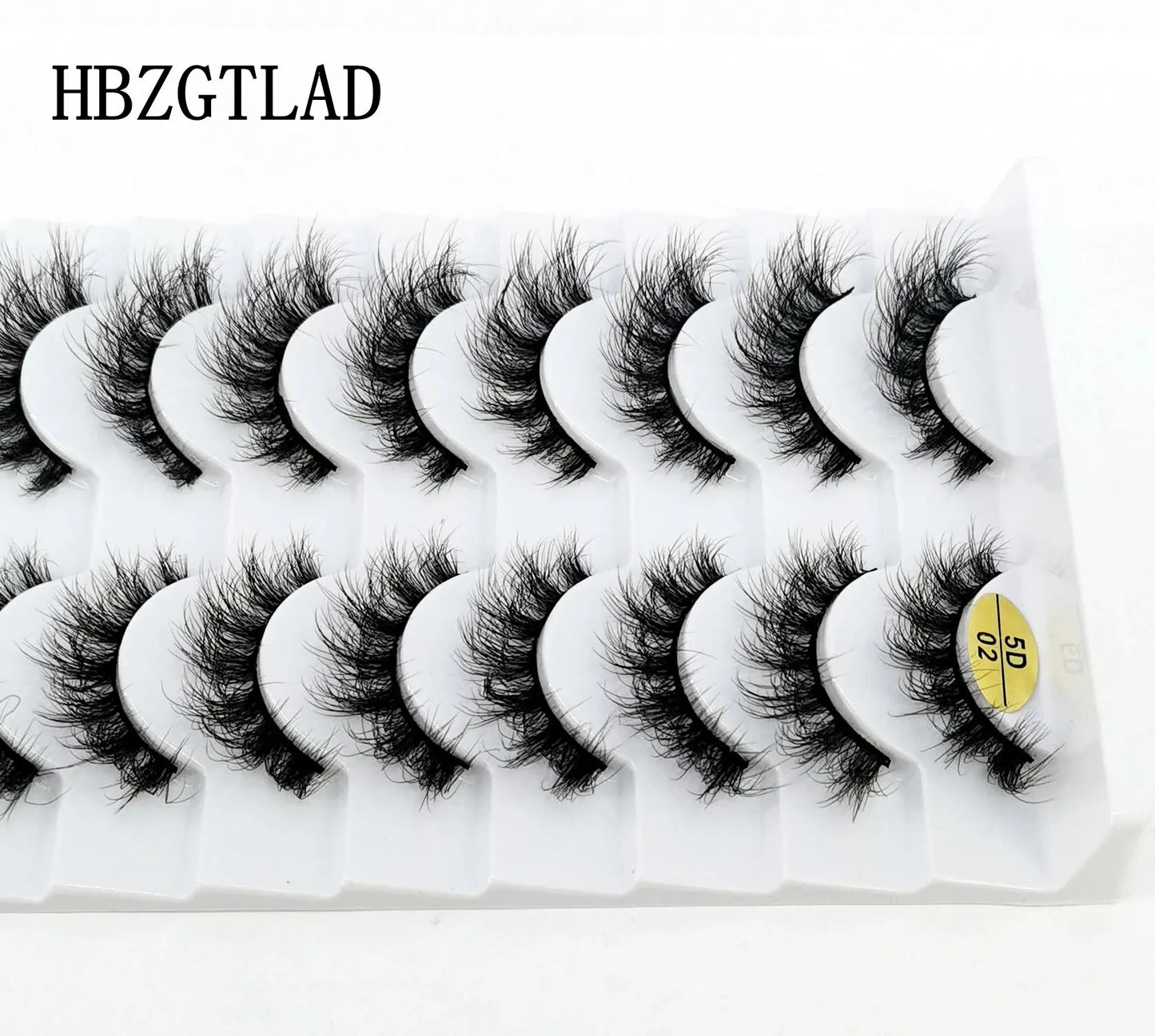 10 Pairs Lashes Fluffy Soft Russian Volumes Mink Lashes 3D Mink Eyelashes Lashes Reusable Fluffy False Lashes Russian Extensions.