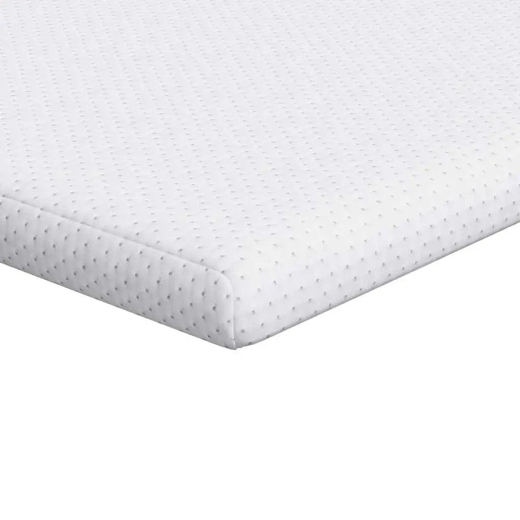 Soft White Mattress Pad 200x200 cm 100 Percent Polyester Jacquard Fabric Bed Cover Protector.