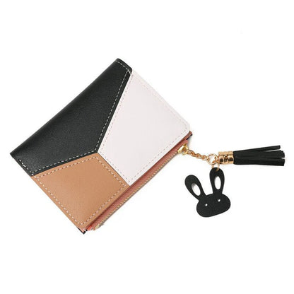 Women's Wallet PU Leather Women's Wallet Made of Leather Women Purses Card Holder Foldable Portable Lady Coin Purses.