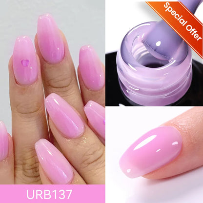 UR SUGAR 7/7.5ml Summer Blue Silver Gel Nail Polish Semi Permanent High Quality Soak Off UV LED Varnishes Nails Art Manicure