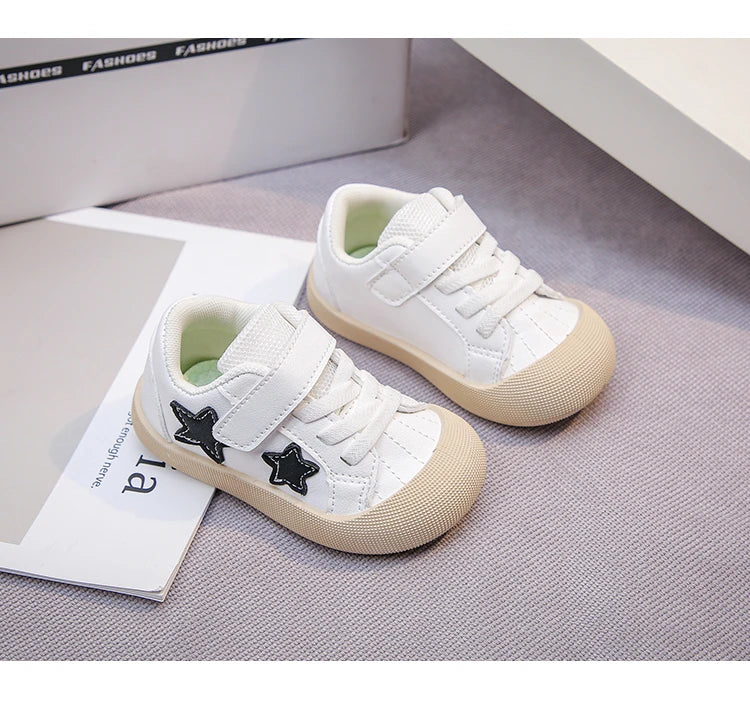 Toddler Kids Running Shoes Soft Sole Comfortable Baby Walking Shoes Toes Capped 2025 Fashion Boys Girls Casual Shoes Size 18-29.