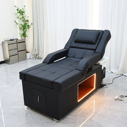 XinSheng 2025 Head SPA Massagebett, Shampoo-Betten mit Wasserzirkulation und Begasung, Massagetisch, Friseursalonmöbel