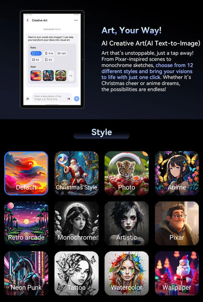 Blackview MEGA 8 [No EU Charger] Tablet 13 inch 90Hz 2K FHD+ Display 36GB(12+24) 512GB 11000mAh 50MP+13MP Android 15 Dual SIM 4G